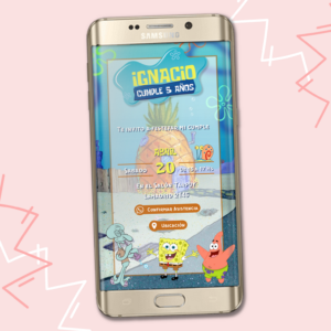 Invitacion Interactiva de Bob Esponja M1
