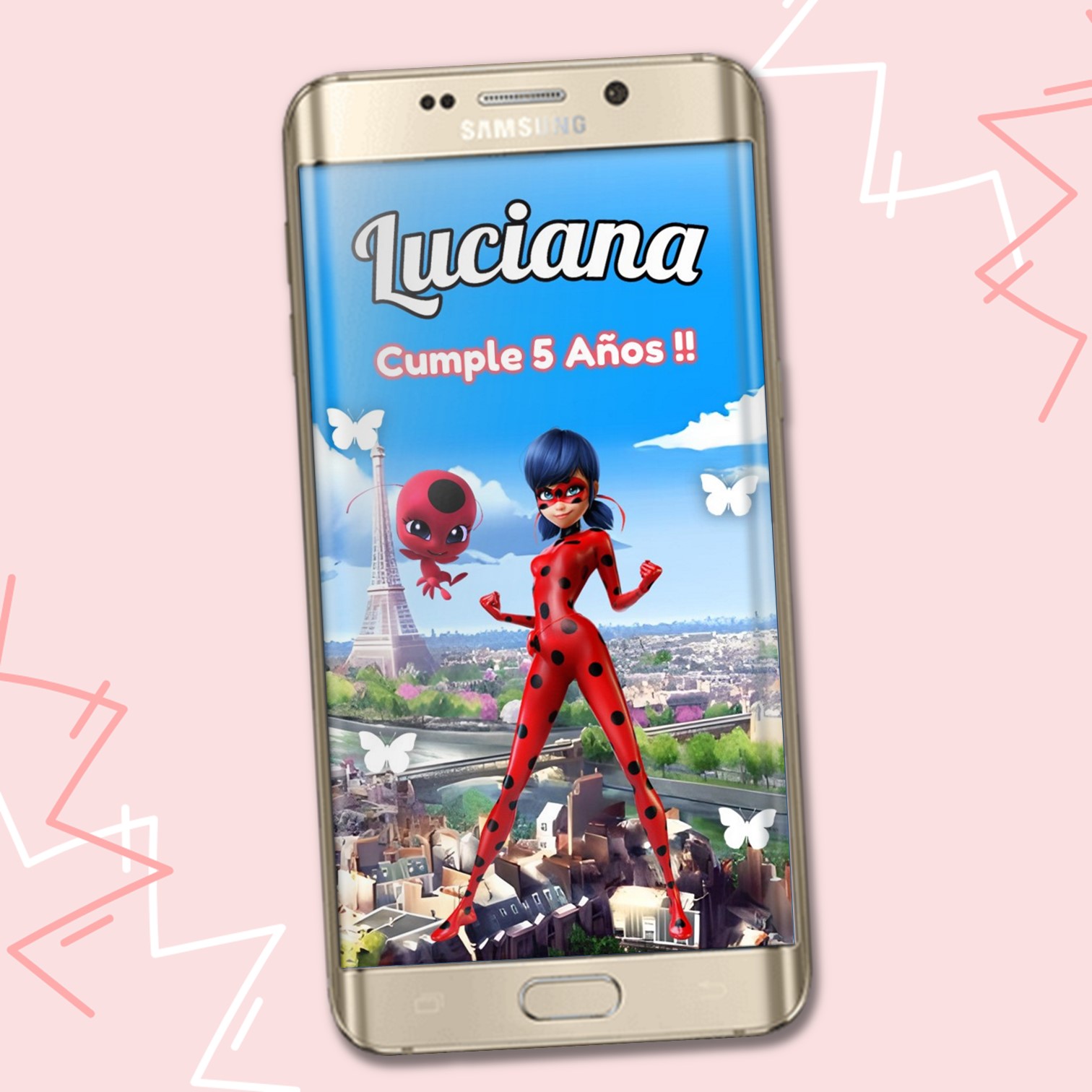 Video Invitacion de LadyBug - Imagen 2