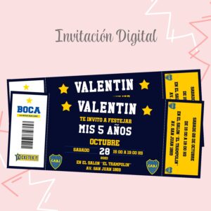 Invitacion Digital de Boca