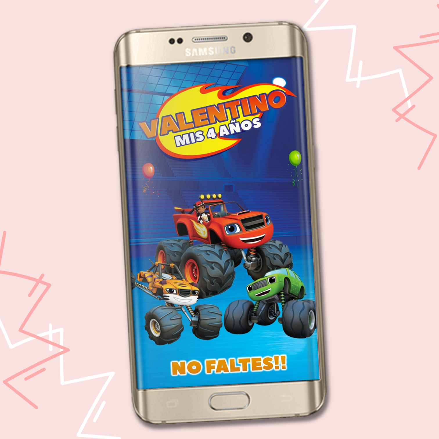 Video Invitacion de Blaze and the Monster Machine - Imagen 4